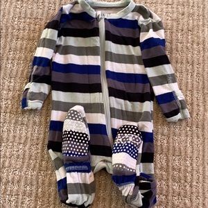 Kickee jammies 3-6 months zipper footie
